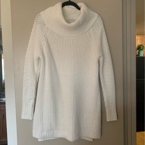 A New Day Cowl Neck White Sweater - Size L